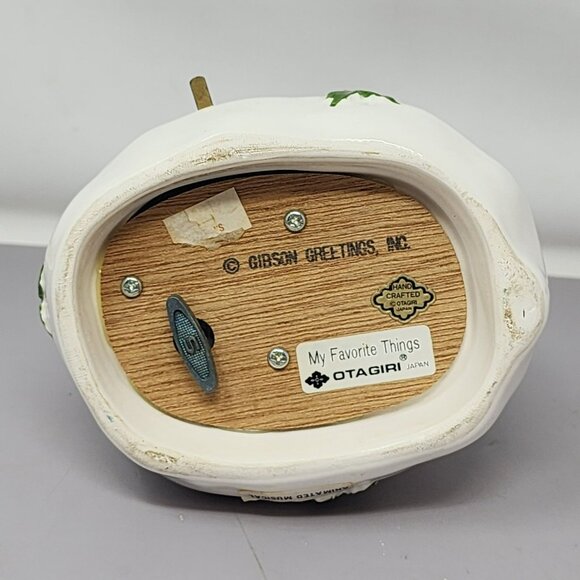 Vintage Otagiri Animated Musical Christmas Ceramic Music Box‎ Works - Picture 6 of 12